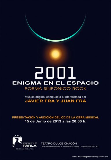 Cartel  para la presentación de la obra en 2013